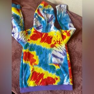 Nike Colorful Tie-Dye Kids Hoodie